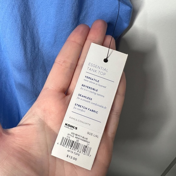 Apt 9 NWT Essential Tank Top Women's Size Large / XL - Picture 2 of 4